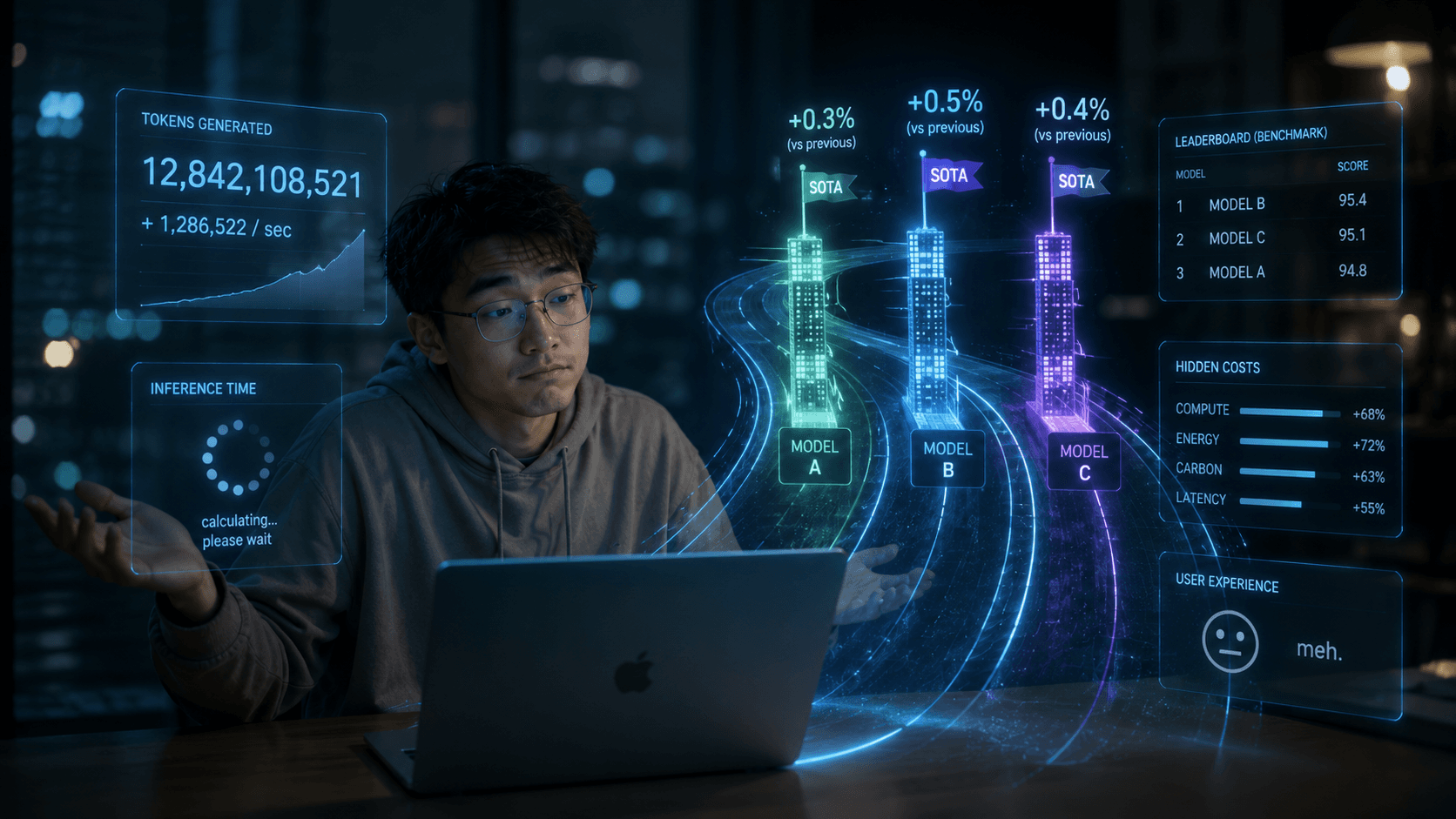 Achieving SOTA models seems so important in AI giants' race — probably users have different feelings