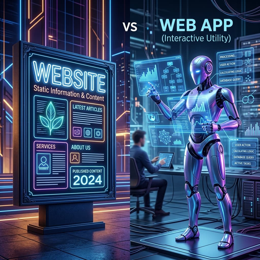 Website vs Web App: Are You Buying a Sign… or Hiring an Employee?